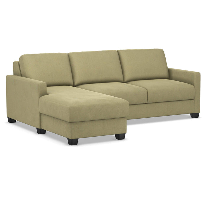 Slofa The Karma Sectional Sleeper Sofa by Omnia Leather (with Storage Chaise on the LEFT)