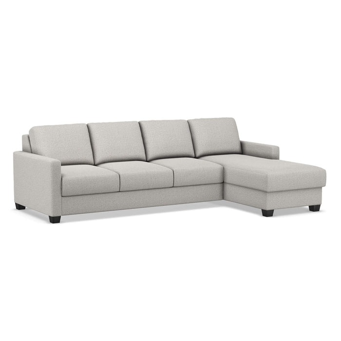 Slofa The Karma Sectional Sleeper Sofa by Omnia Leather (with Storage Chaise on the RIGHT)