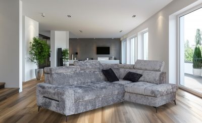 Daytona sectional w/ bed & Storage