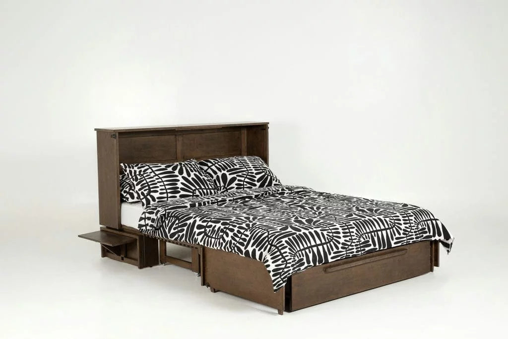 Night & Day Furniture Louvre Murphy Cabinet Bed Queen, Normandy