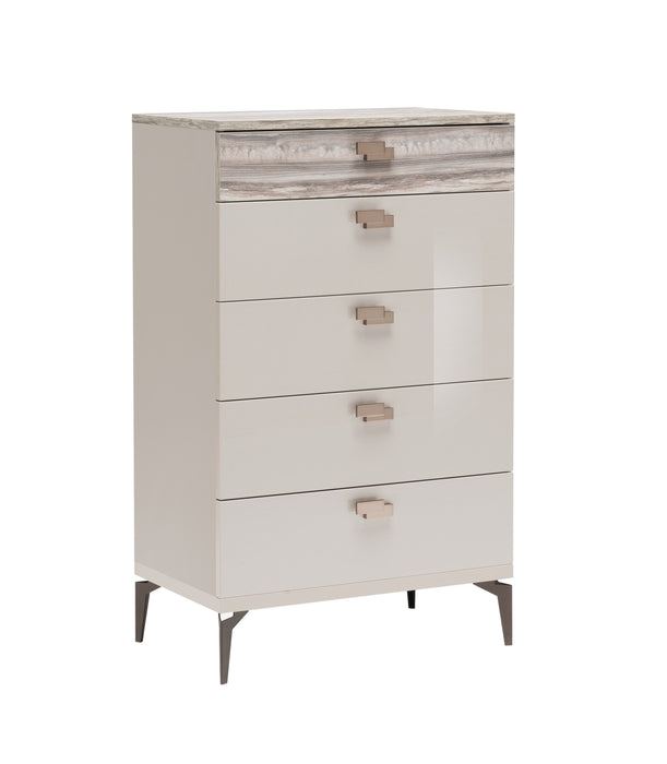 J & M Furniture Madison Chest in Beige