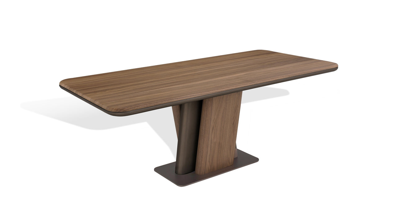 J & M Furniture LP 460T Dining Table in Walnut