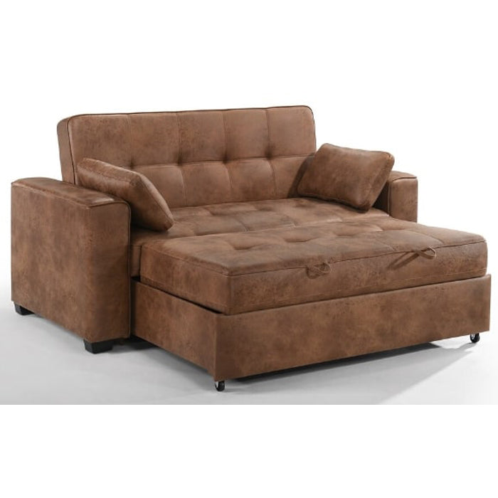 Night & Day Furniture Brooklyn Queen Sofa Sleeper - Cognac