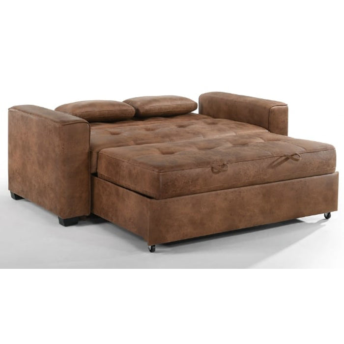 Night & Day Furniture Brooklyn Queen Sofa Sleeper - Cognac
