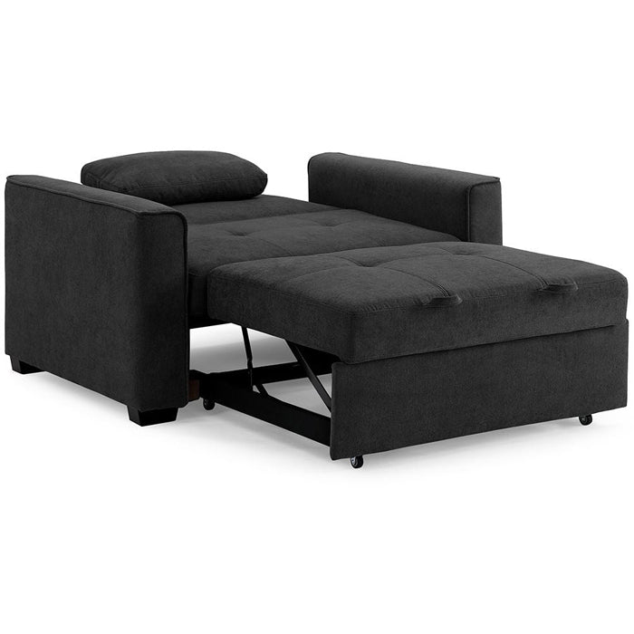 Night & Day Furniture Nantucket Twin Sofa Sleeper - Charcoal