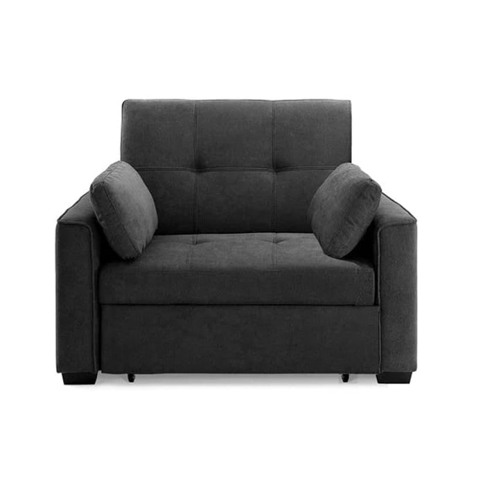 Night & Day Furniture Nantucket Twin Sofa Sleeper - Charcoal