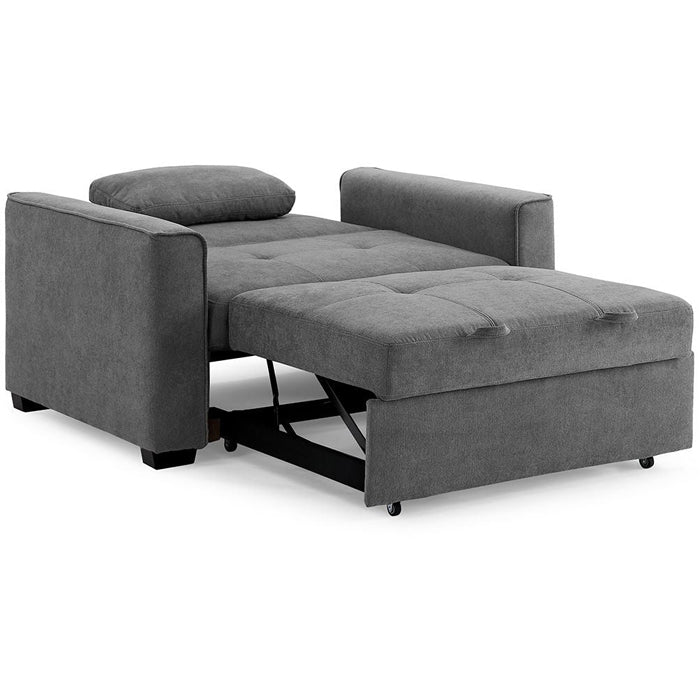 Night & Day Furniture Nantucket Twin Sofa Sleeper - Light Gray