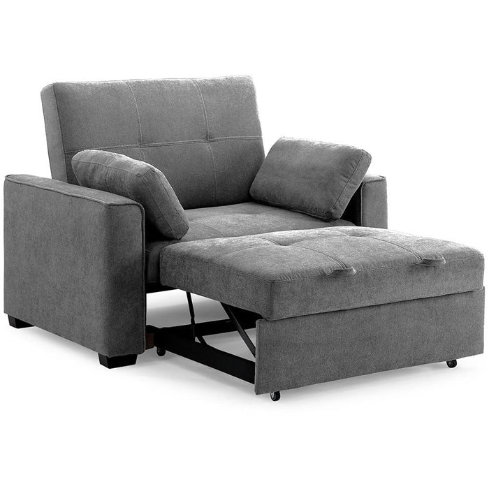 Night & Day Furniture Nantucket Twin Sofa Sleeper - Light Gray