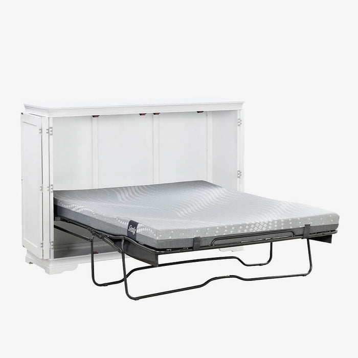 Night & Day Furniture San Sebastian Queen Cabinet Bed - White