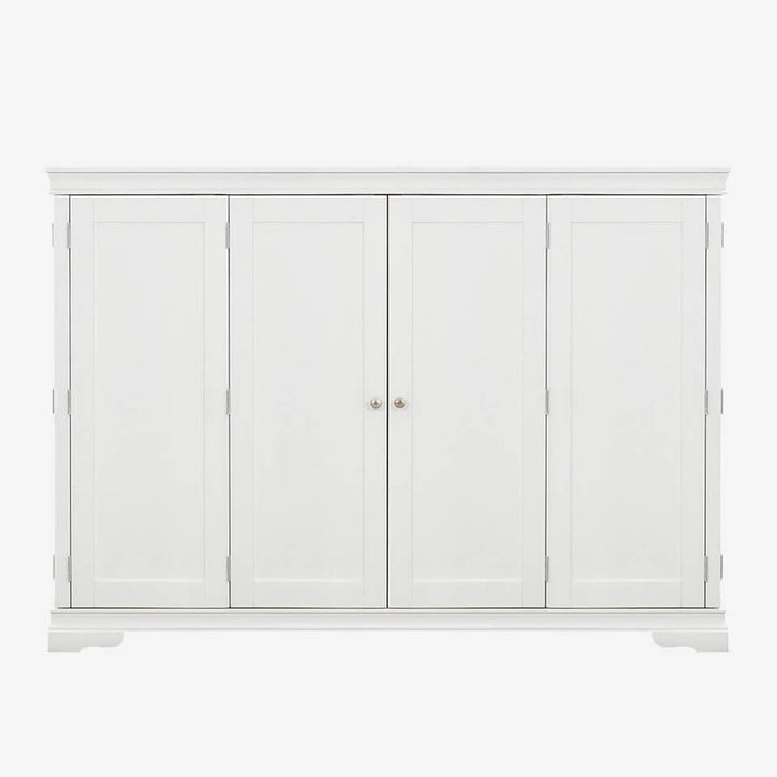 Night & Day Furniture San Sebastian Queen Cabinet Bed - White