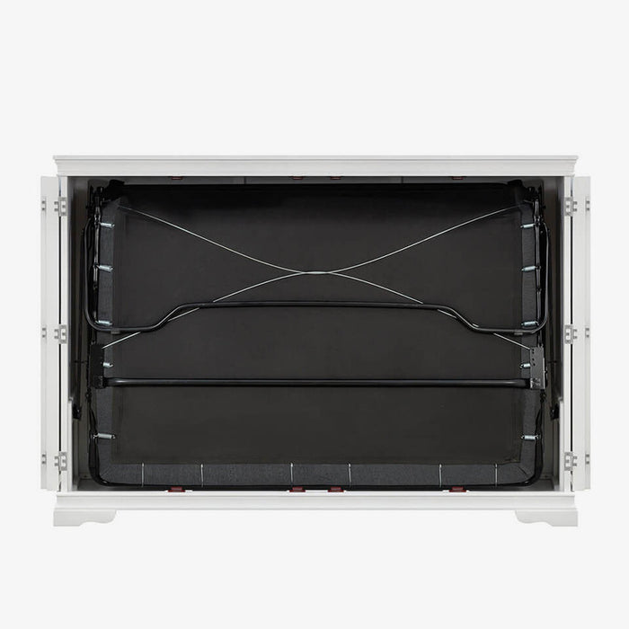 Night & Day Furniture San Sebastian Queen Cabinet Bed - White