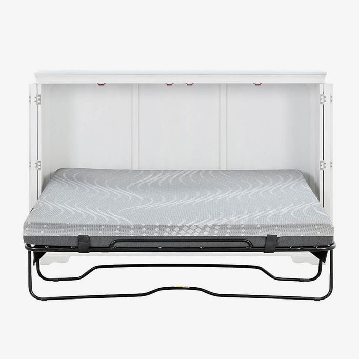 Night & Day Furniture San Sebastian Queen Cabinet Bed - White