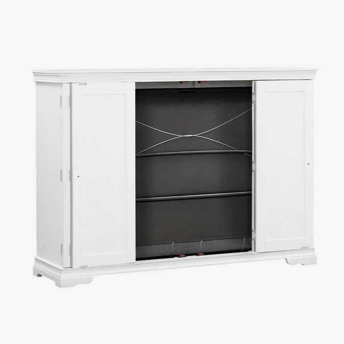 Night & Day Furniture San Sebastian Queen Cabinet Bed - White