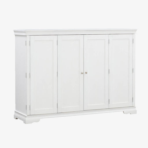 Night & Day Furniture San Sebastian Queen Cabinet Bed - White