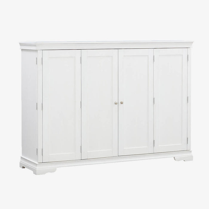 Night & Day Furniture San Sebastian Queen Cabinet Bed - White