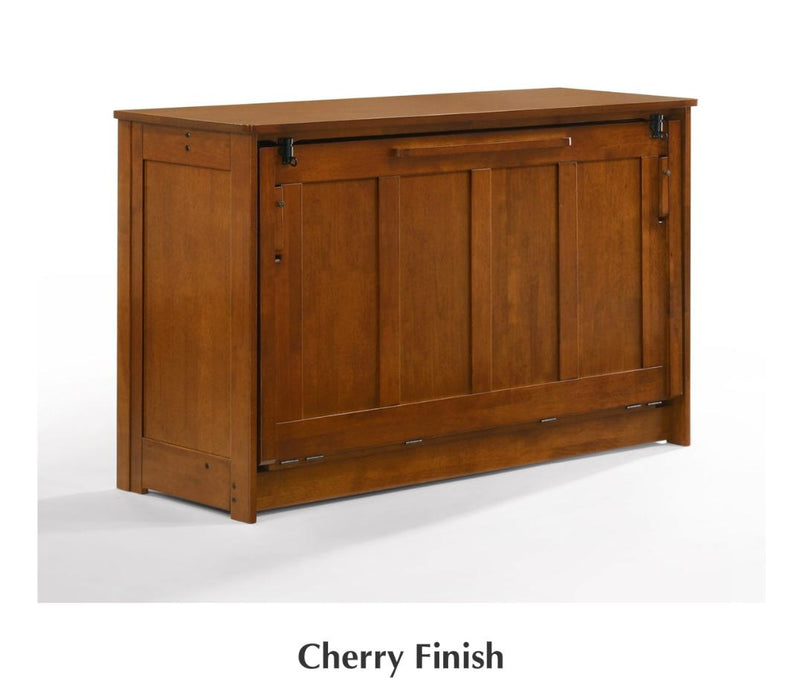 Night & Day Furniture ORION, FULL Murphy Cabinet Bed - Cherry