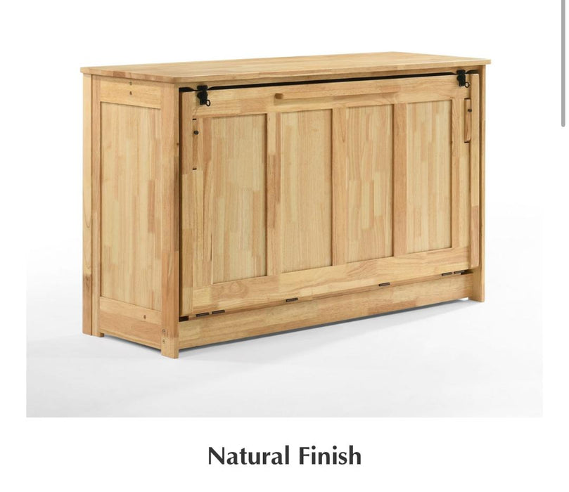 Night & Day Furniture ORION, FULL Murphy Cabinet Bed - Natural