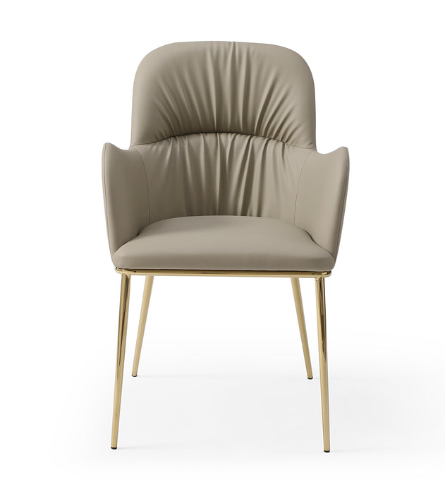 J & M Furniture MC Orleans Armchair in Light Grey