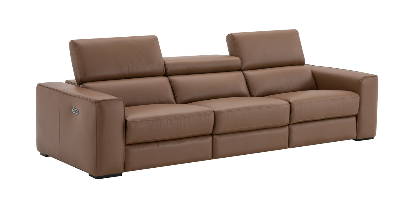 J & M Furniture Picasso Sofa in Caramel