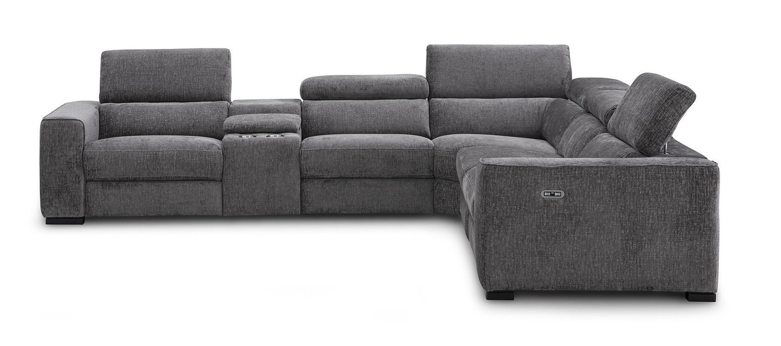 J & M Furniture Picasso Motion Fabric Sectional