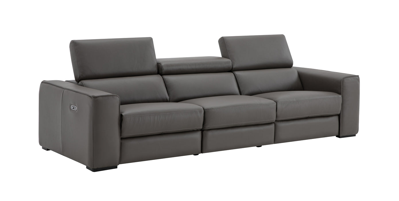 J & M Furniture Picasso Sofa in Dark Grey
