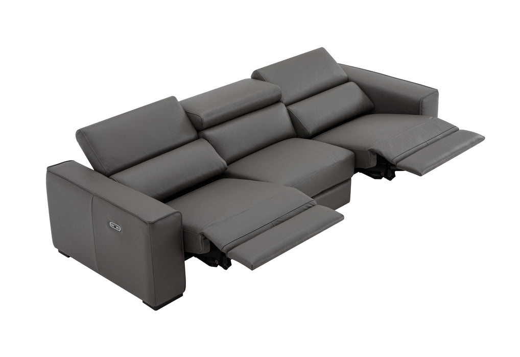 J & M Furniture Picasso Sofa in Dark Grey