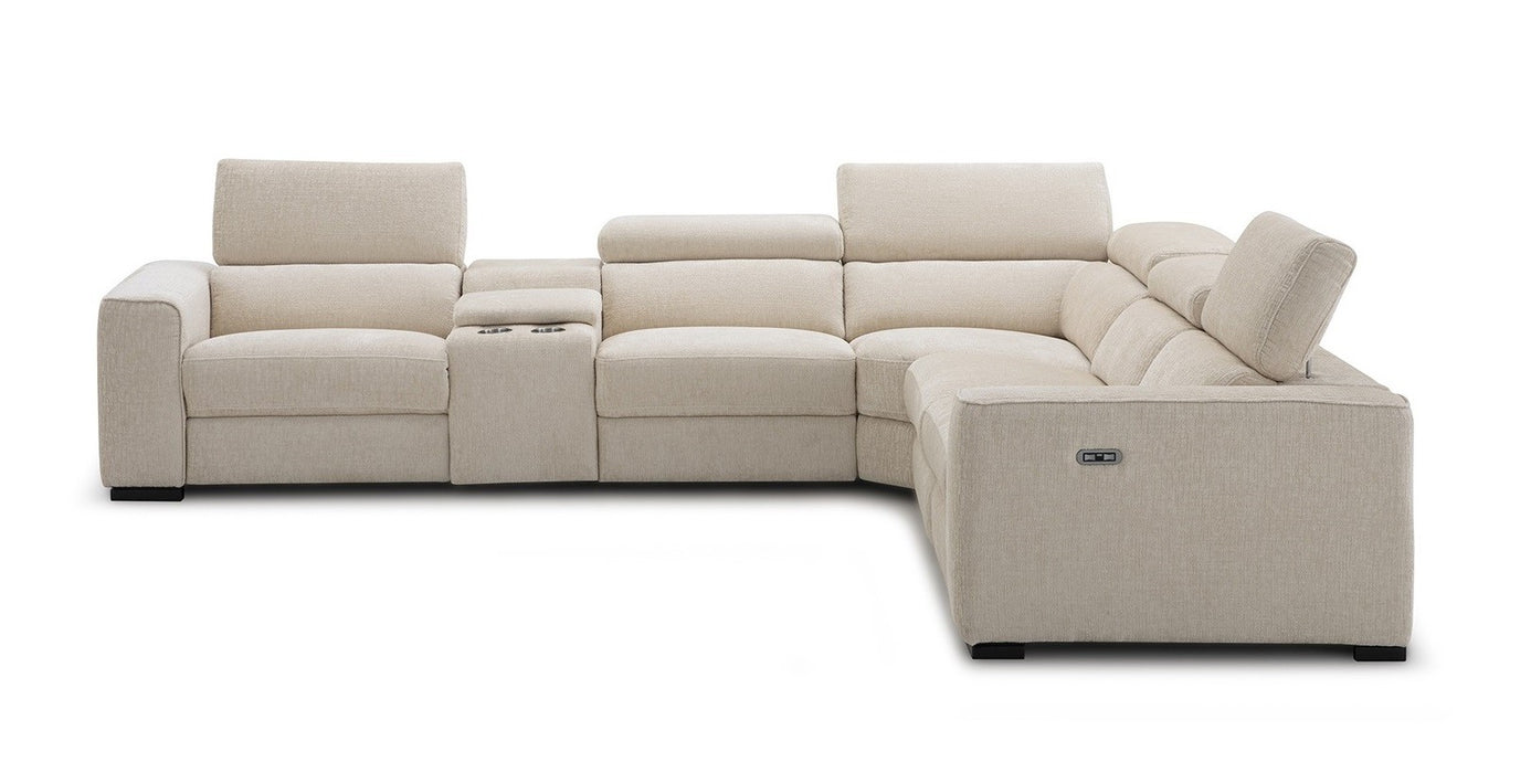 J & M Furniture Picasso Motion Fabric Sectional