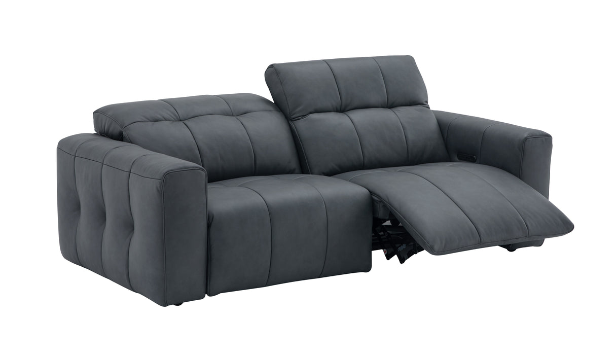 J & M Furniture Prescott Sofa in Dark Grey