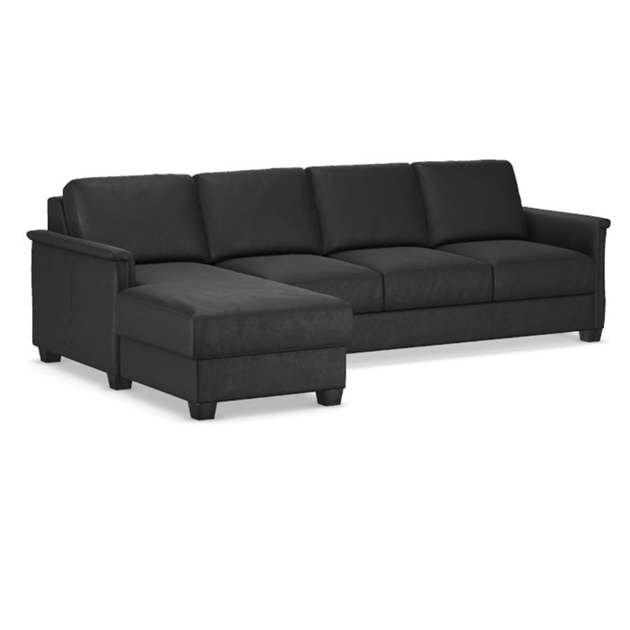 Slofa The Retreat Sectional Sleeper Sofa by Omnia Leather (with Storage Chaise on the LEFT)