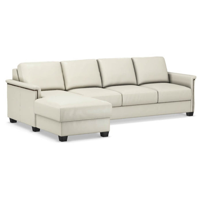 Slofa The Retreat Sectional Sleeper Sofa by Omnia Leather (with Storage Chaise on the LEFT)