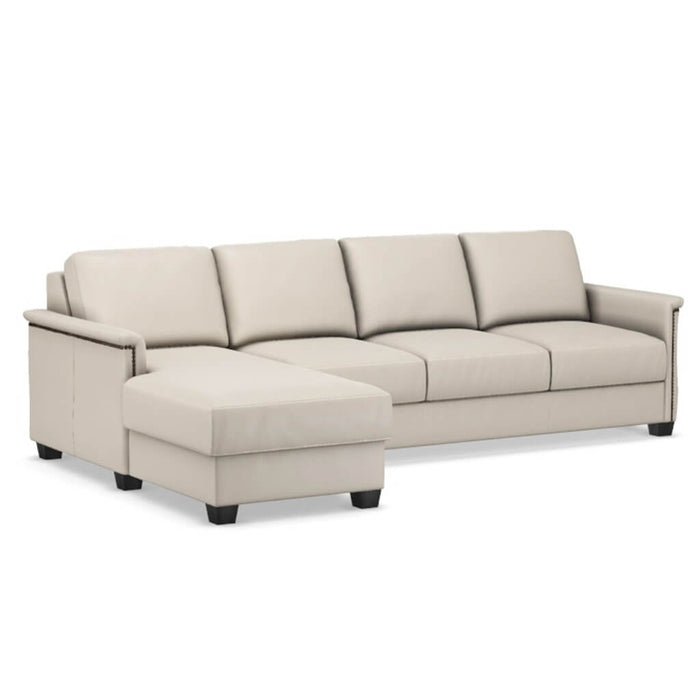 Slofa The Retreat Sectional Sleeper Sofa by Omnia Leather (with Storage Chaise on the LEFT)