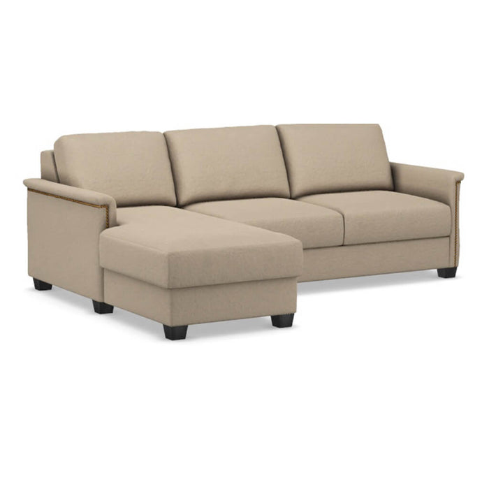 Slofa The Retreat Sectional Sleeper Sofa by Omnia Leather (with Storage Chaise on the LEFT)