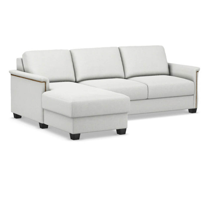 Slofa The Retreat Sectional Sleeper Sofa by Omnia Leather (with Storage Chaise on the LEFT)