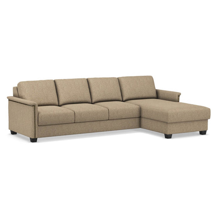 Slofa The Retreat Sectional Sleeper Sofa by Omnia Leather (with Storage Chaise on the RIGHT)