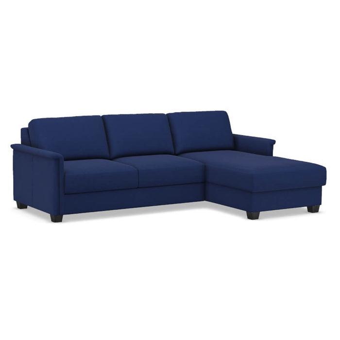 Slofa The Retreat Sectional Sleeper Sofa by Omnia Leather (with Storage Chaise on the RIGHT)