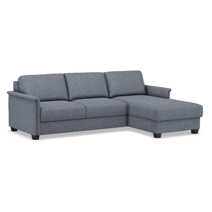 Slofa The Retreat Sectional Sleeper Sofa by Omnia Leather (with Storage Chaise on the RIGHT)