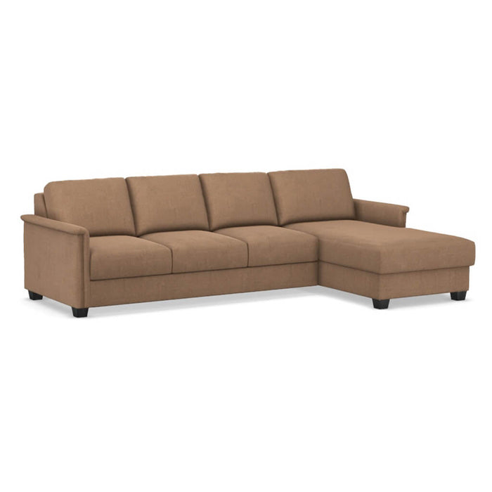 Slofa The Retreat Sectional Sleeper Sofa by Omnia Leather (with Storage Chaise on the RIGHT)