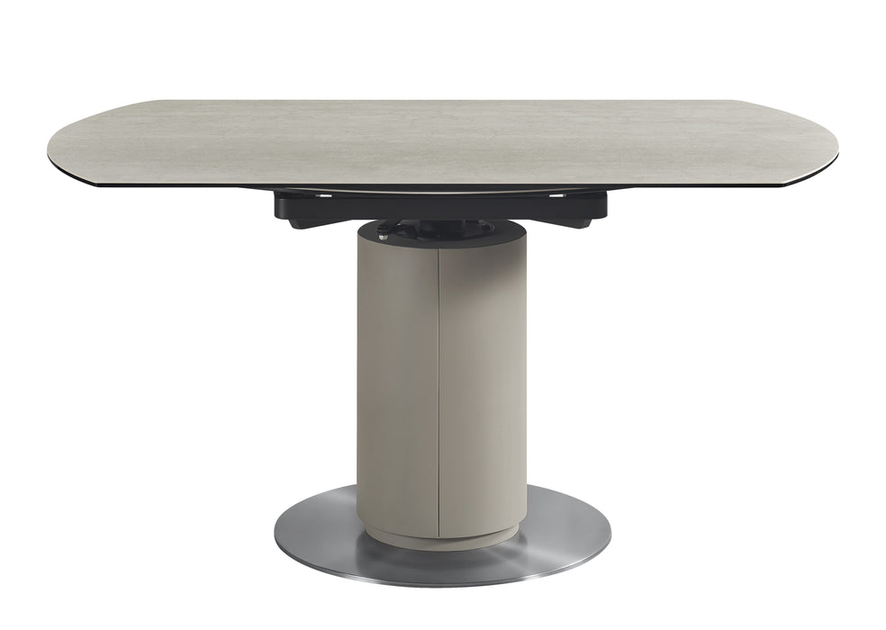 J & M Furniture RH 130 Extension Table in Taupe