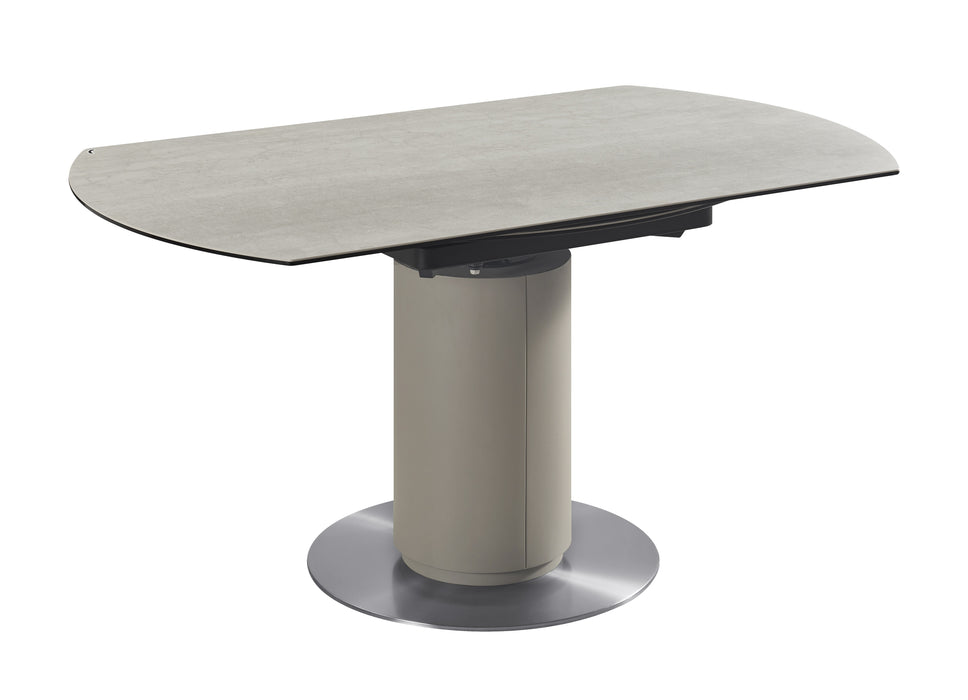 J & M Furniture RH 130 Extension Table in Taupe