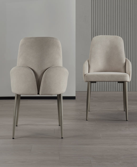 J & M Furniture RH 6370 Dining Chair in Beige