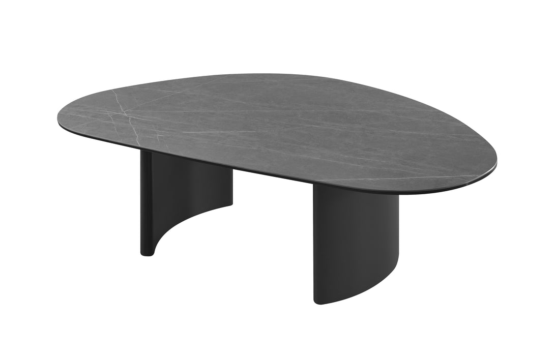 J & M Furniture RH 9698 Coffee Table in Charcoal Grey