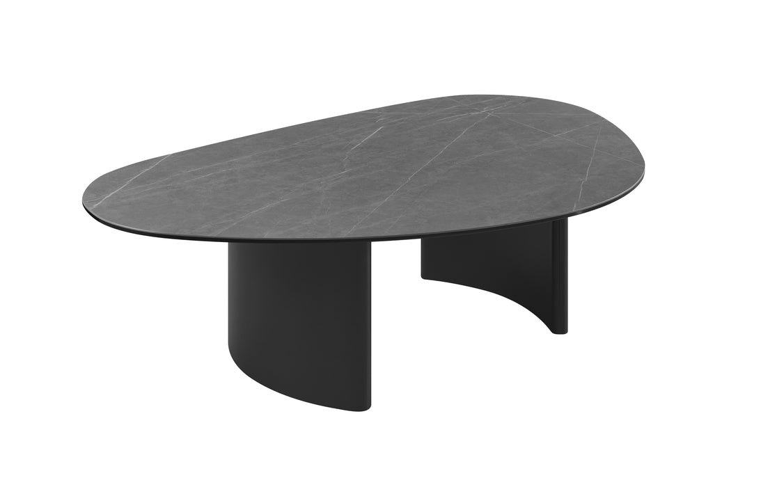 J & M Furniture RH 9698 Coffee Table in Charcoal Grey