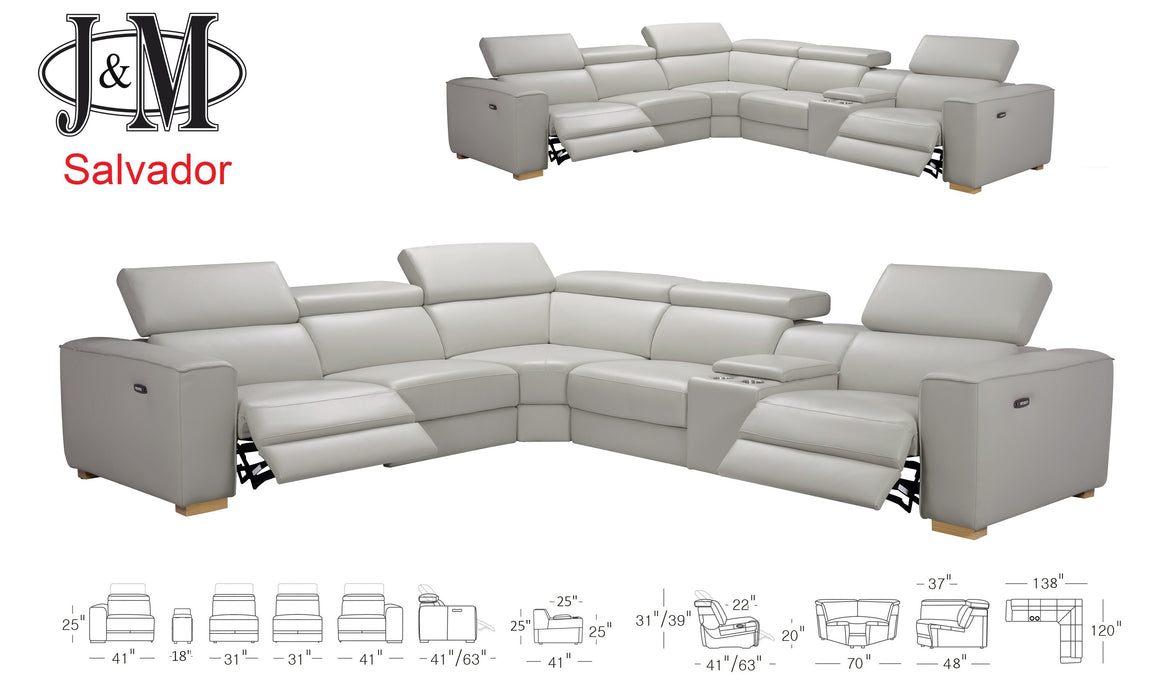 J & M Furniture Salvador Motion Sectional