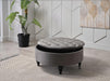 Bellona Suave Storage Ottoman - Vika Grey