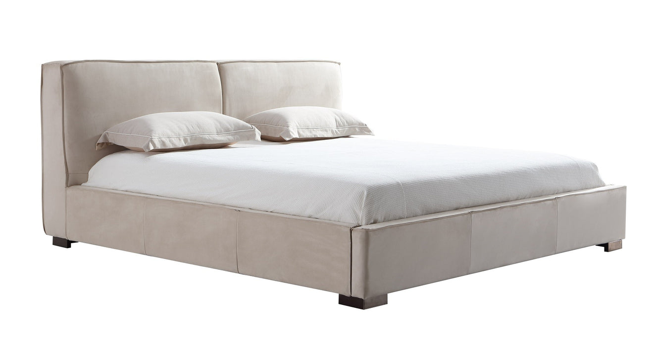 J & M Furniture Serene King and Queen Size King Bed in Natural