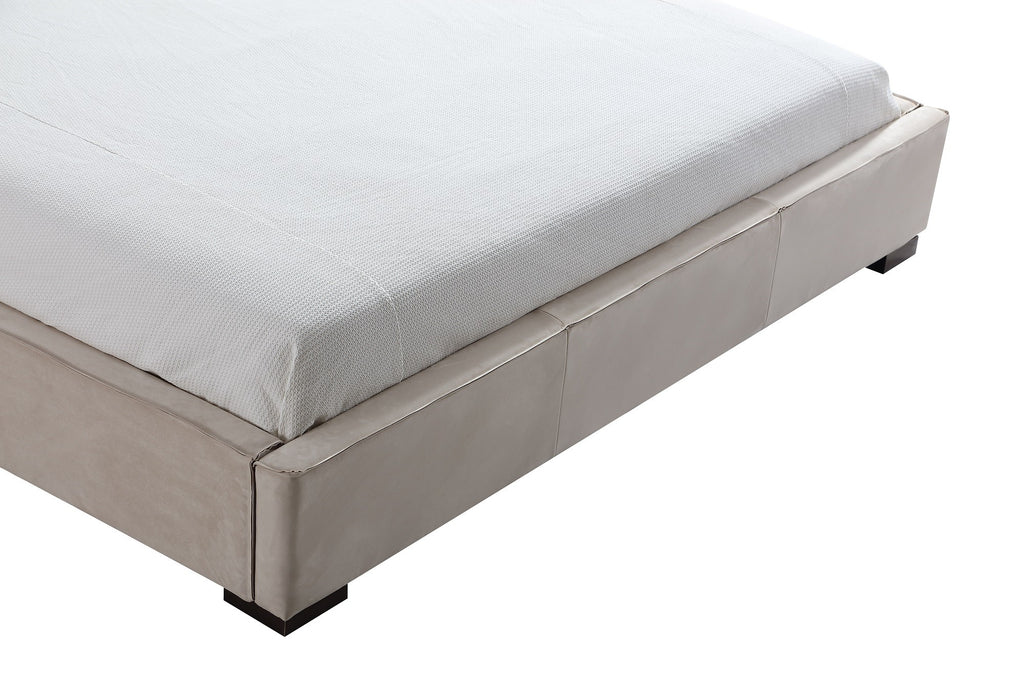 J & M Furniture Serene King and Queen Size King Bed in Natural