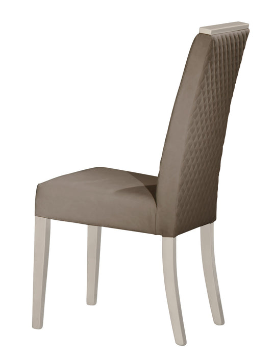 J & M Furniture Sonia Chair in Pearl Metallic