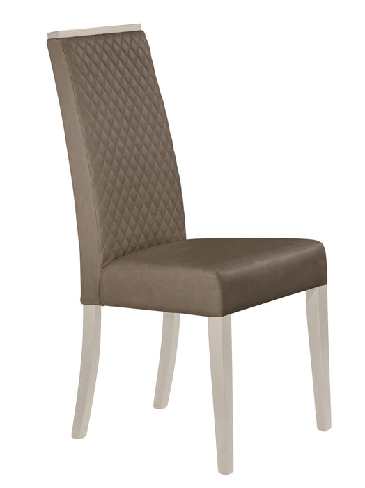 J & M Furniture Sonia Chair in Pearl Metallic
