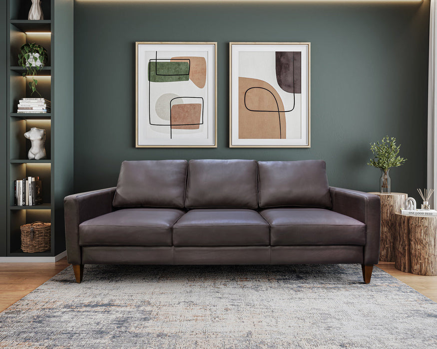 Slofa The Bliss Sectional Sleeper Sofa by Omnia Leather (with Storage Chaise on the RIGHT)