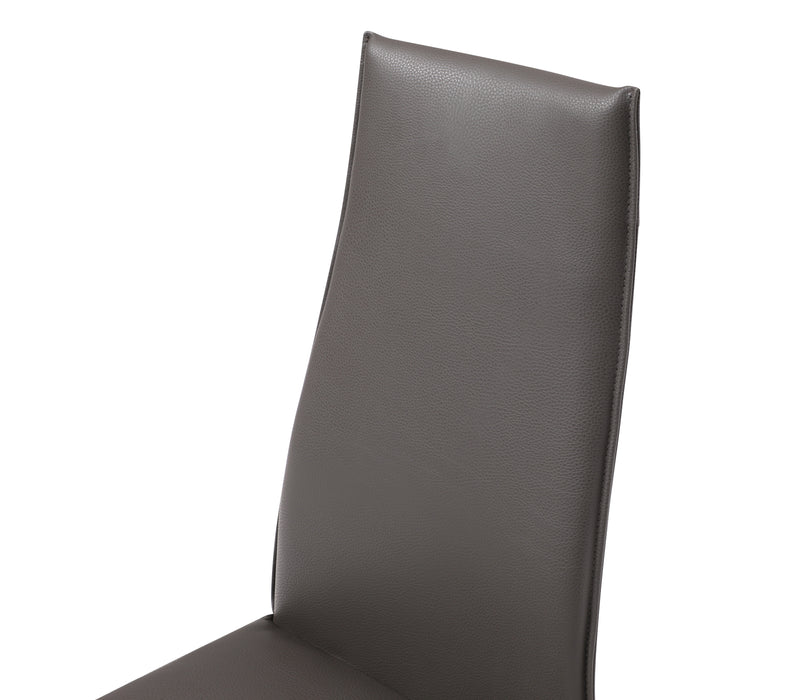 J & M Furniture MO Windsor High Back Chair in Grey and Walnut